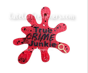 True Crime Junkie Car Freshener