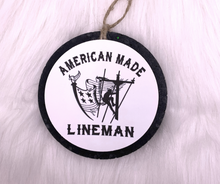 Load image into Gallery viewer, American Made Lineman Car Freshener
