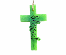 Load image into Gallery viewer, Blessed Grace Cross Car Freshener
