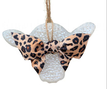 Load image into Gallery viewer, Cow w/ Leopard Ribbon Car Freshener

